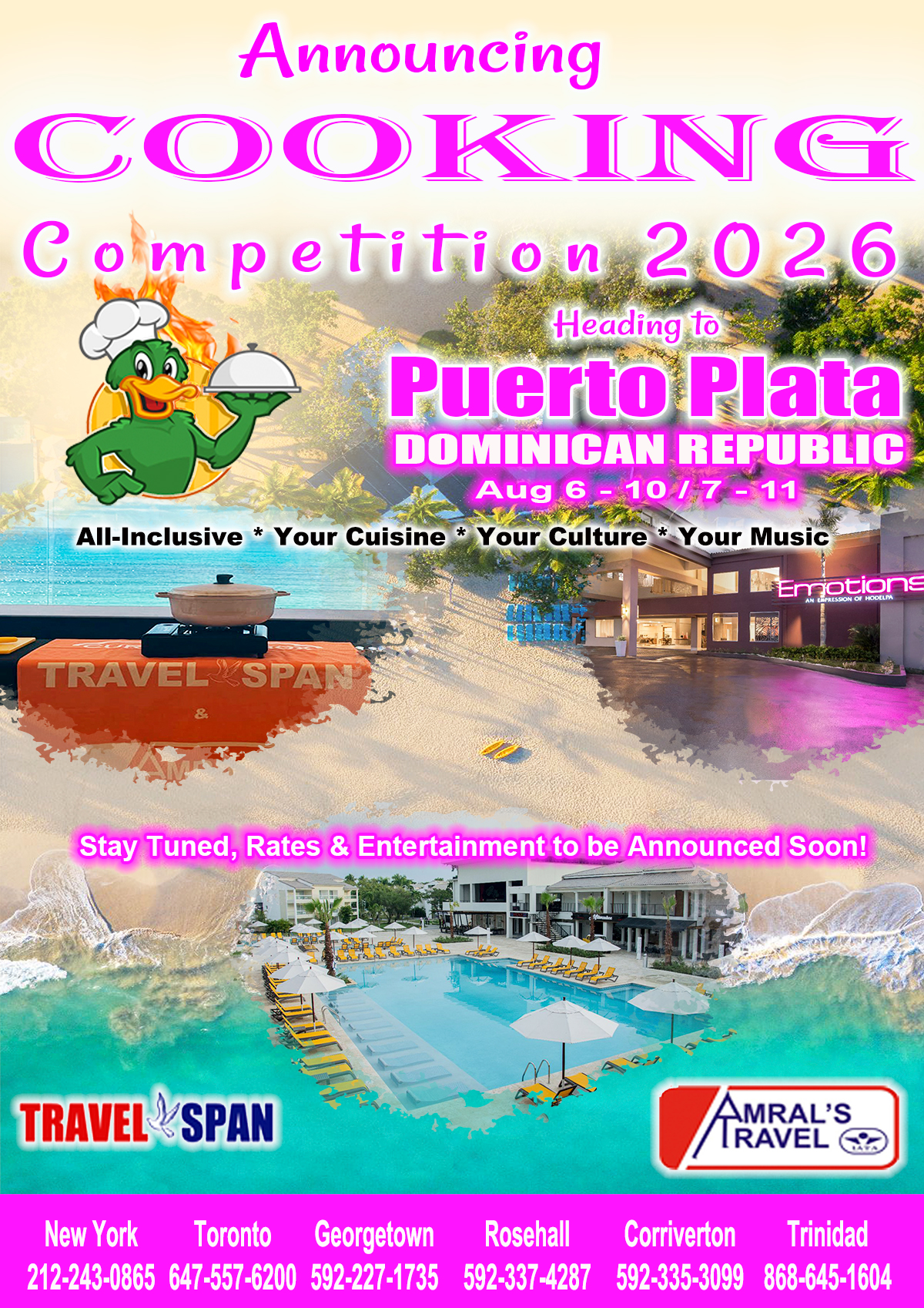 Destination Announcement