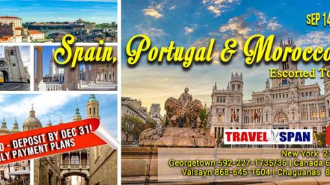 Spain, Portugal, Morocco