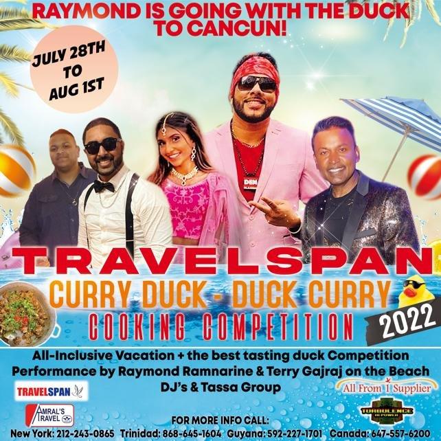 Press Release - Raymond Ramnarine Going to the “CurryDuckCurry” in Cancun Mexico