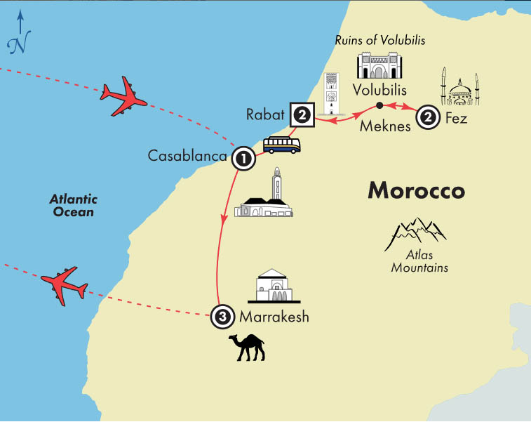 Morocco Map