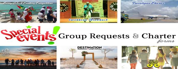 Special Events, Group Requests & Charters